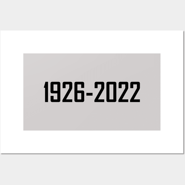 1926-2022,forever remembered forever missed queen Wall Art by Souna's Store